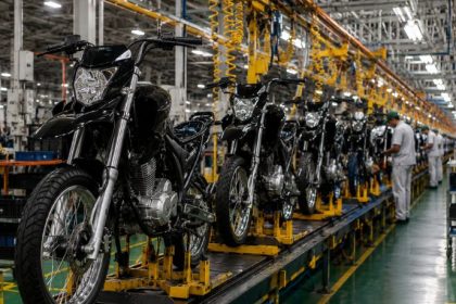 Produção de motos no PIM cresce em 2026 e reforça força industrial da Zona Franca de Manaus